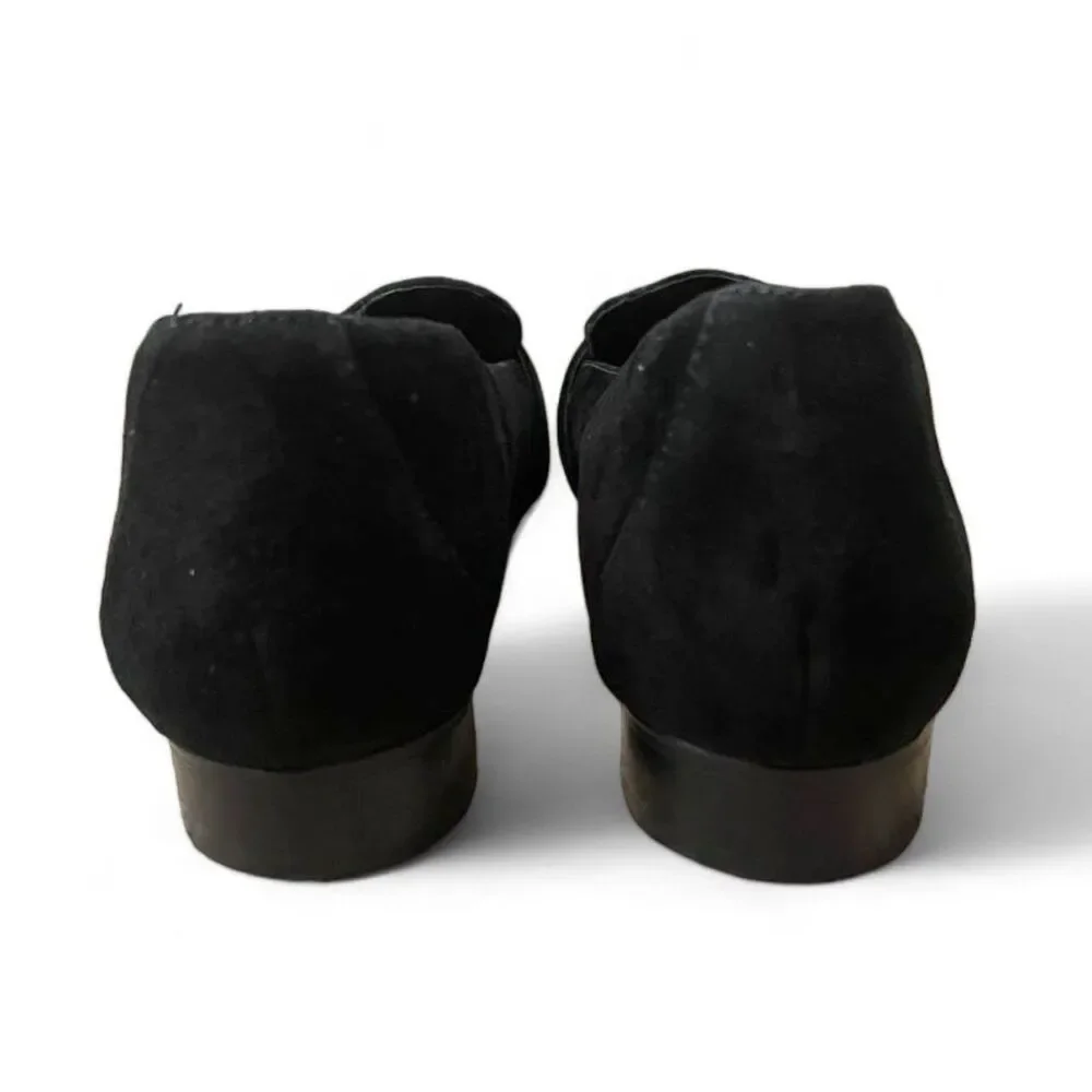 CLARKS Un Blush Fame Black Suede Loafers, NWOT! Size 10